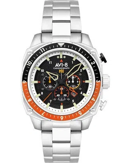 Pre-owned Avi-8 Av-4100-11 Hawker Hunter Dual Time