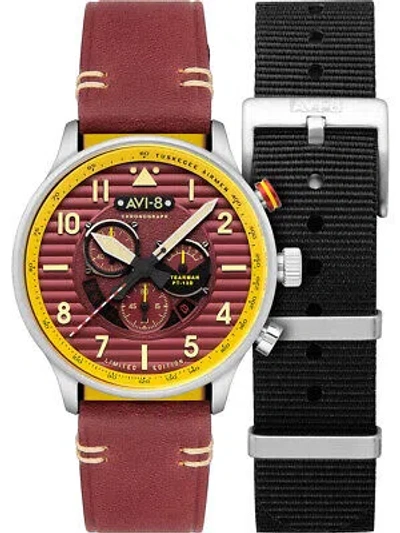 Pre-owned Avi-8 Av-4109-02 Flyboy Spirit Of Tuskegee Limited