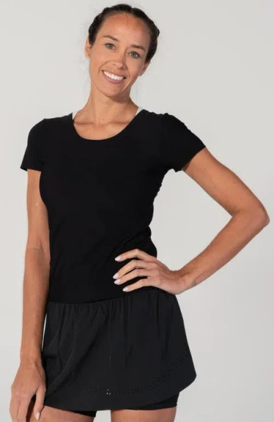 Avi Bounce-it  Short Sleeve In Black Beauty