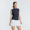 Avi Pickleball Volley Zip Sleeveless In Vintage Blue