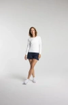 Avi Rally Pickleball Long Sleeve In White Lotus