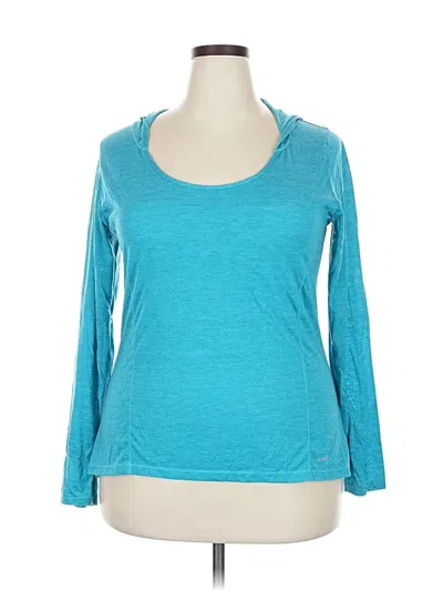 Pre-owned Avia 3/4 Sleeve T-shirt In Blue