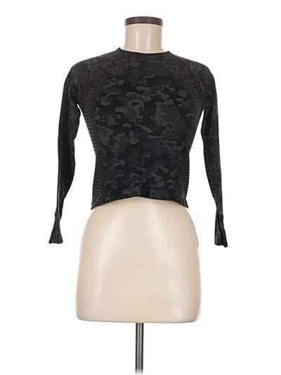 Pre-owned Avia 3/4 Sleeve T-shirt In Black