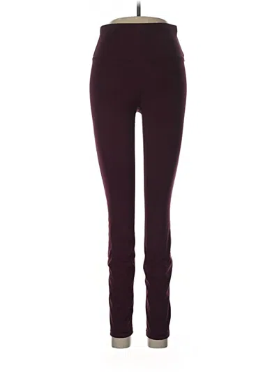 Pre-owned Avia Active Pants In Burgundy