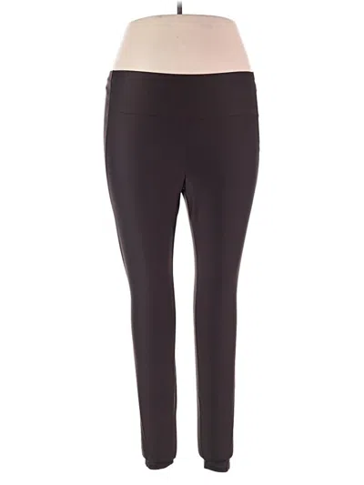Pre-owned Avia Active Pants In Burgundy
