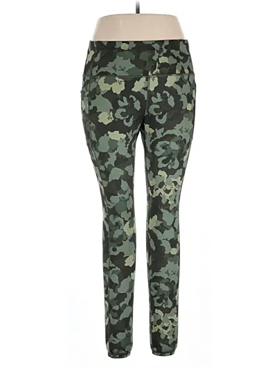 Pre-owned Avia Active Pants In Green