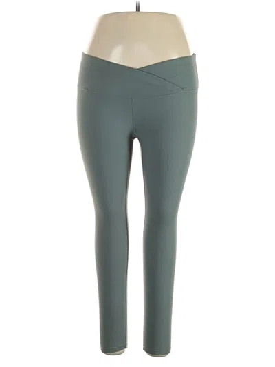 Pre-owned Avia Active Pants In Green