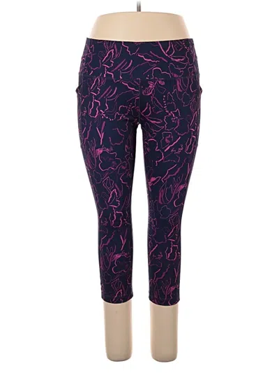 Pre-owned Avia Active Pants In Pink