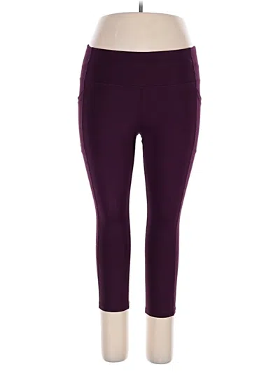 Pre-owned Avia Active Pants In Purple