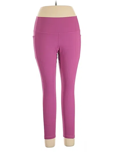 Pre-owned Avia Active Pants In Purple