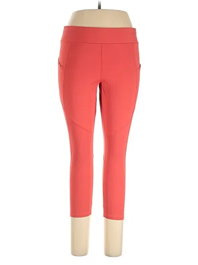 Pre-owned Avia Active Pants In Red