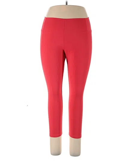 Pre-owned Avia Active Pants In Red