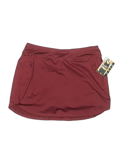 Pre-owned Avia Active Skort In Burgundy