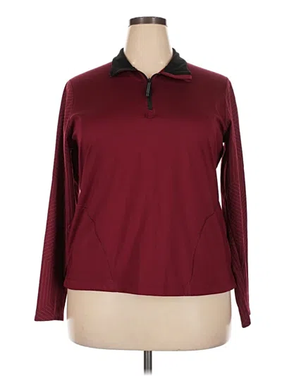 Pre-owned Avia Active T-shirt In Burgundy