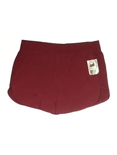 Pre-owned Avia Athletic Shorts In Burgundy