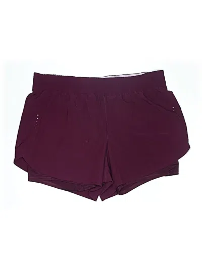 Pre-owned Avia Athletic Shorts In Burgundy