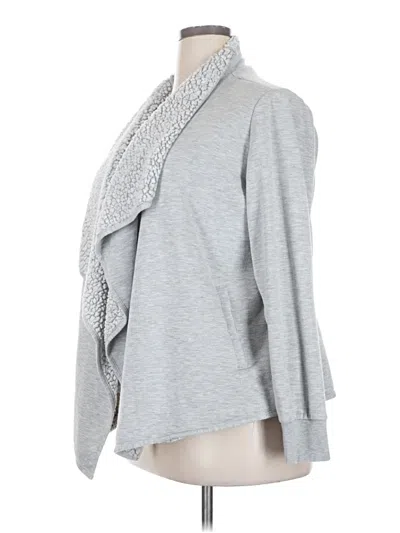 Pre-owned Avia Cardigan Sweater In Gray