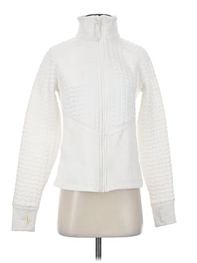 Pre-owned Avia Cardigan Sweater In White