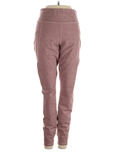 Pre-owned Avia Casual Pants In Burgundy