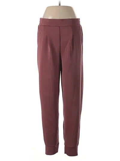 Pre-owned Avia Casual Pants In Burgundy