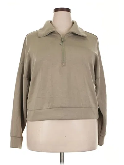 Pre-owned Avia Fleece Jacket In Tan