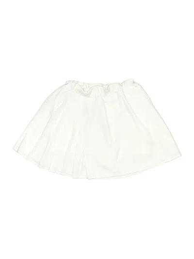 Pre-owned Avia Formal Skirt In White