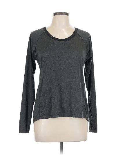 Pre-owned Avia Long Sleeve T-shirt In Gray