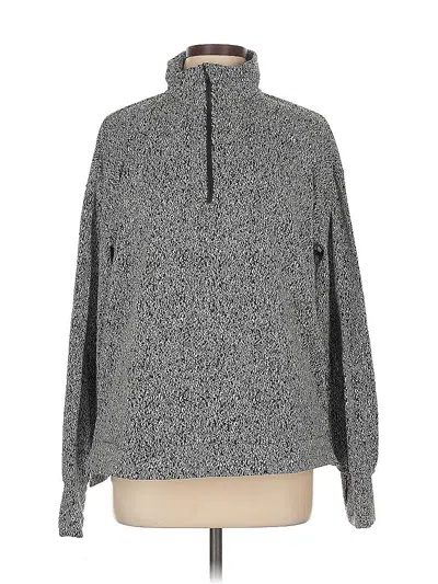 Pre-owned Avia Long Sleeve Top Gray Turtleneck Tops