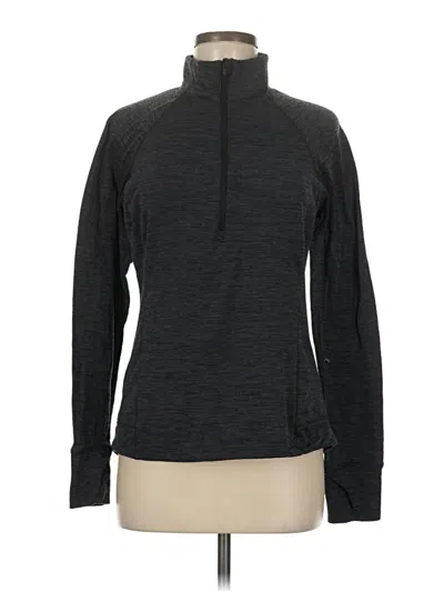 Pre-owned Avia Long Sleeve Top Gray Turtleneck Tops