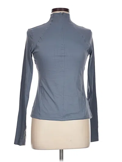 Pre-owned Avia Long Sleeve Top Gray Turtleneck Tops