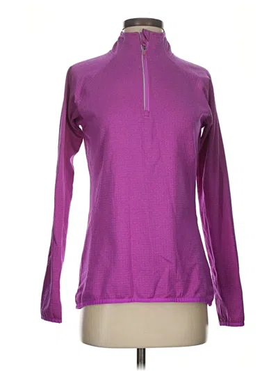 Pre-owned Avia Long Sleeve Top Purple Turtleneck Tops
