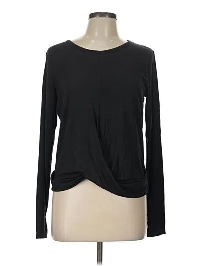Pre-owned Avia Long Sleeve T-shirt In Black
