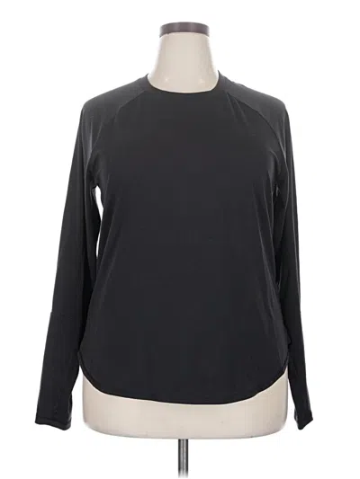 Pre-owned Avia Long Sleeve T-shirt In Black