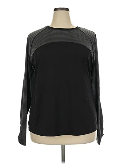 Pre-owned Avia Long Sleeve T-shirt In Black