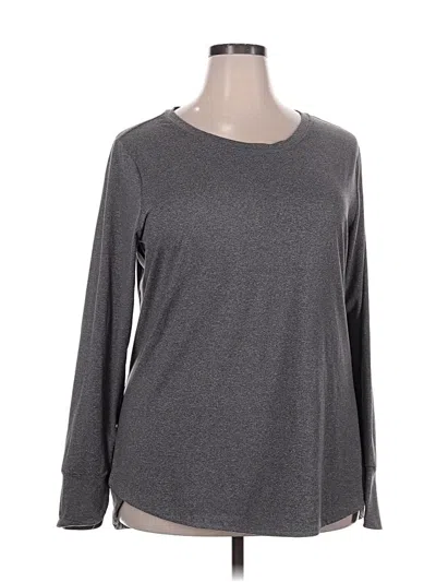 Pre-owned Avia Long Sleeve T-shirt In Gray