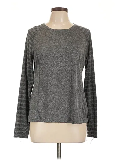Pre-owned Avia Long Sleeve T-shirt In Gray