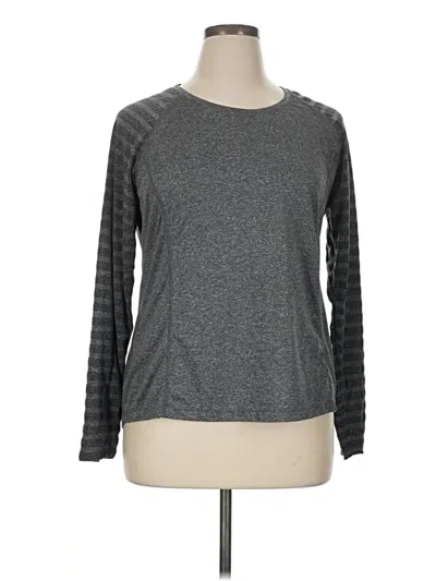 Pre-owned Avia Long Sleeve T-shirt In Gray