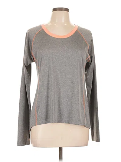 Pre-owned Avia Long Sleeve T-shirt In Gray