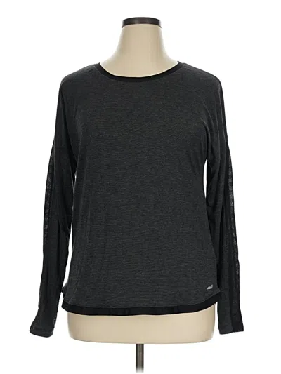 Pre-owned Avia Long Sleeve T-shirt In Gray