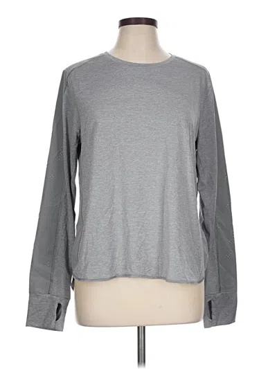 Pre-owned Avia Long Sleeve T-shirt In Gray