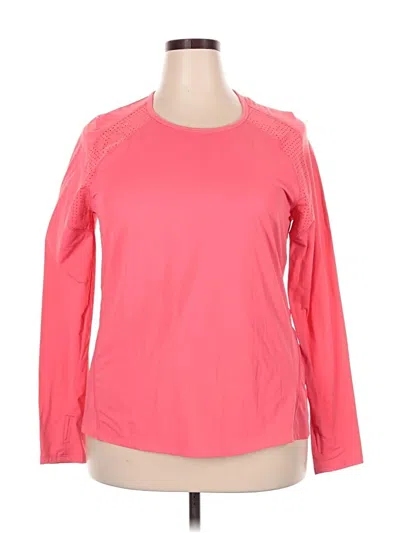 Pre-owned Avia Long Sleeve T-shirt In Pink