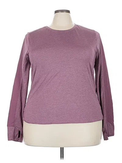 Pre-owned Avia Long Sleeve T-shirt In Purple