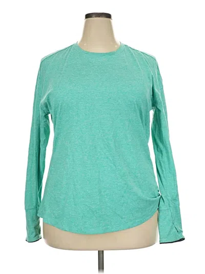 Pre-owned Avia Long Sleeve T-shirt In Teal