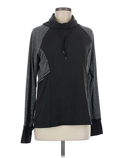 Pre-owned Avia Long Sleeve Turtleneck In Black