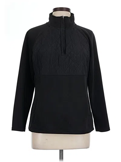 Pre-owned Avia Long Sleeve Turtleneck In Black
