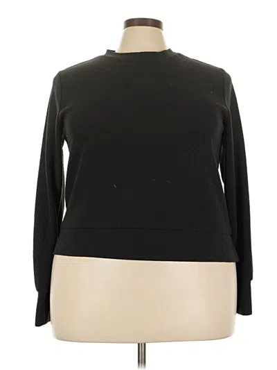 Pre-owned Avia Pullover Sweater In Black