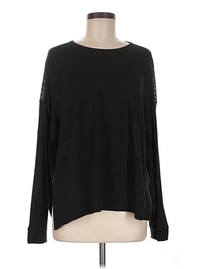 Pre-owned Avia Pullover Sweater In Black