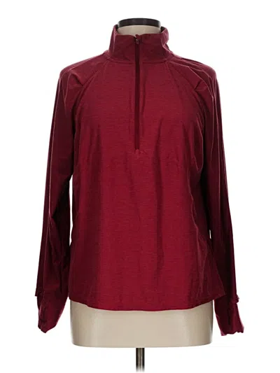 Pre-owned Avia Pullover Sweater In Burgundy