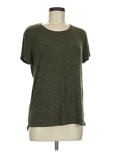 Pre-owned Avia Short Sleeve Top Green Crew Neck Tops