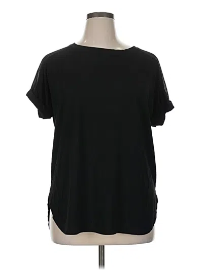 Pre-owned Avia Short Sleeve T-shirt In Black